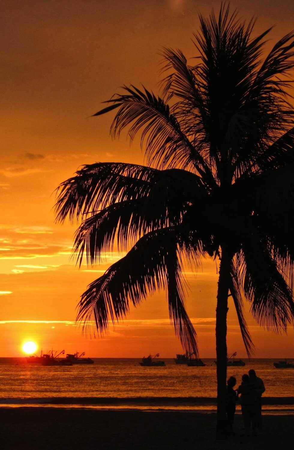 Sunset in Puerto López