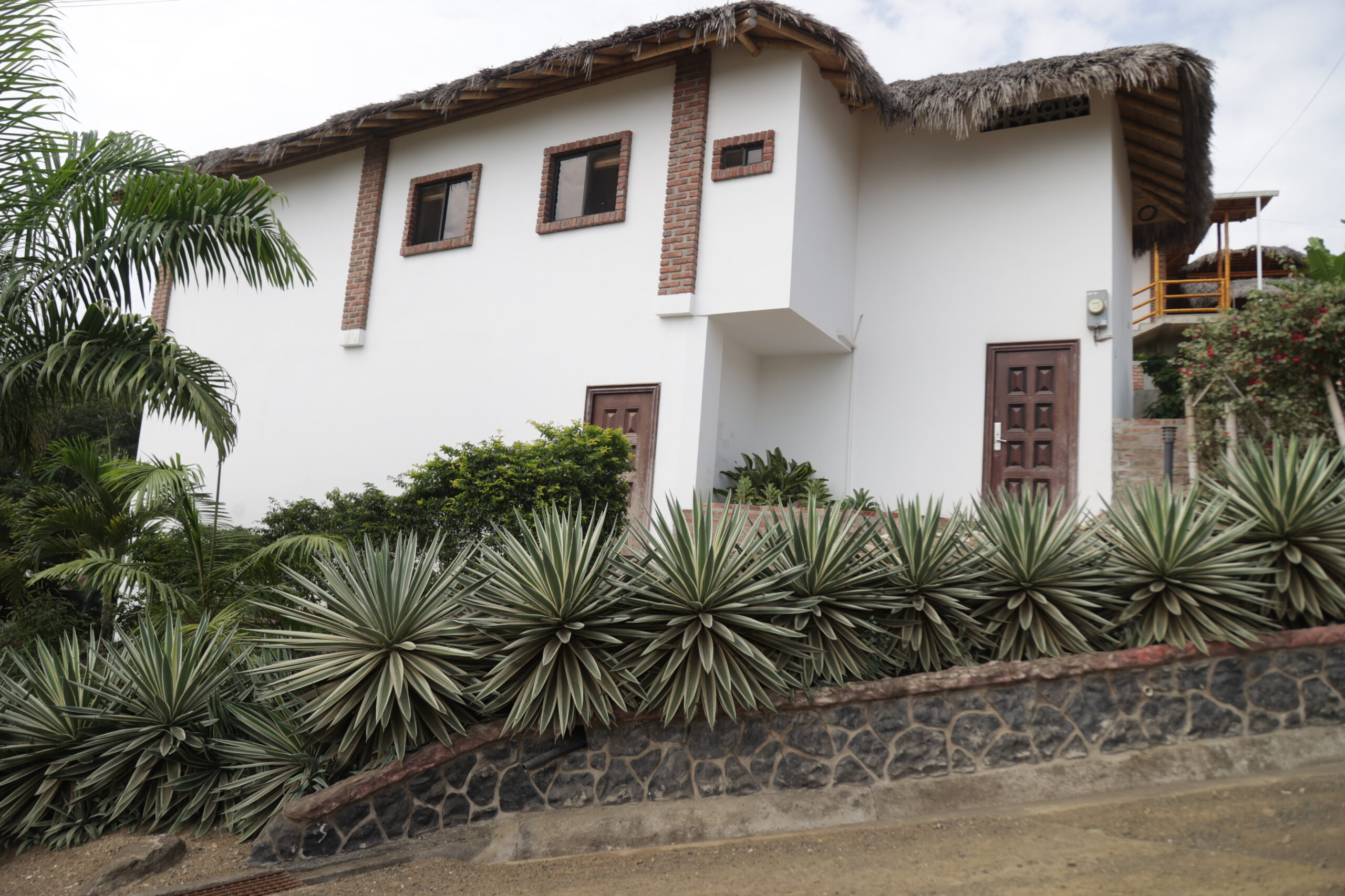 View of the main house from the street